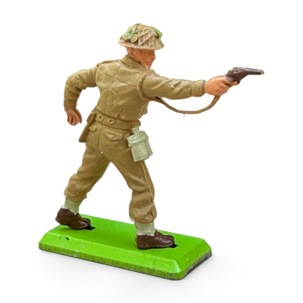 Britains Deetail Mortar Team British WWII Infantry Toy Soldiers Metal Base Lot 3 - Picture 10 of 16